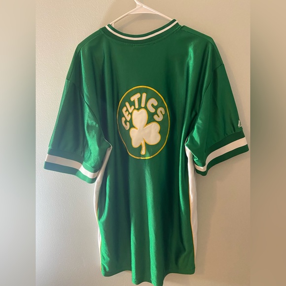 Majestic Hardwood Classics Vintage Celtics Warmup Jersey Mens XL - Picture 7 of 9